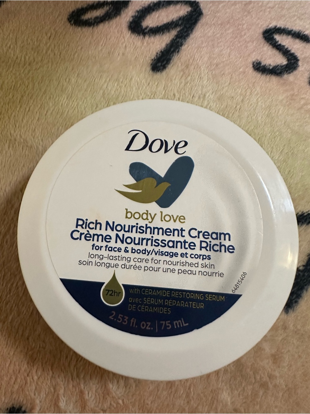 Dove Body Love Rich Nourishment Cream — White